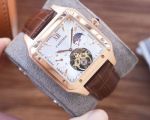 Replica Cartier Santos 41*12mm Mingzhu Movement Square Black/White Face Watch